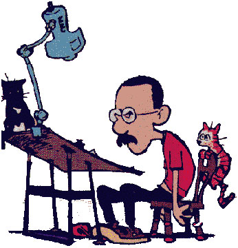 Bill Watterson portrait, From DRAWN! the Blog
